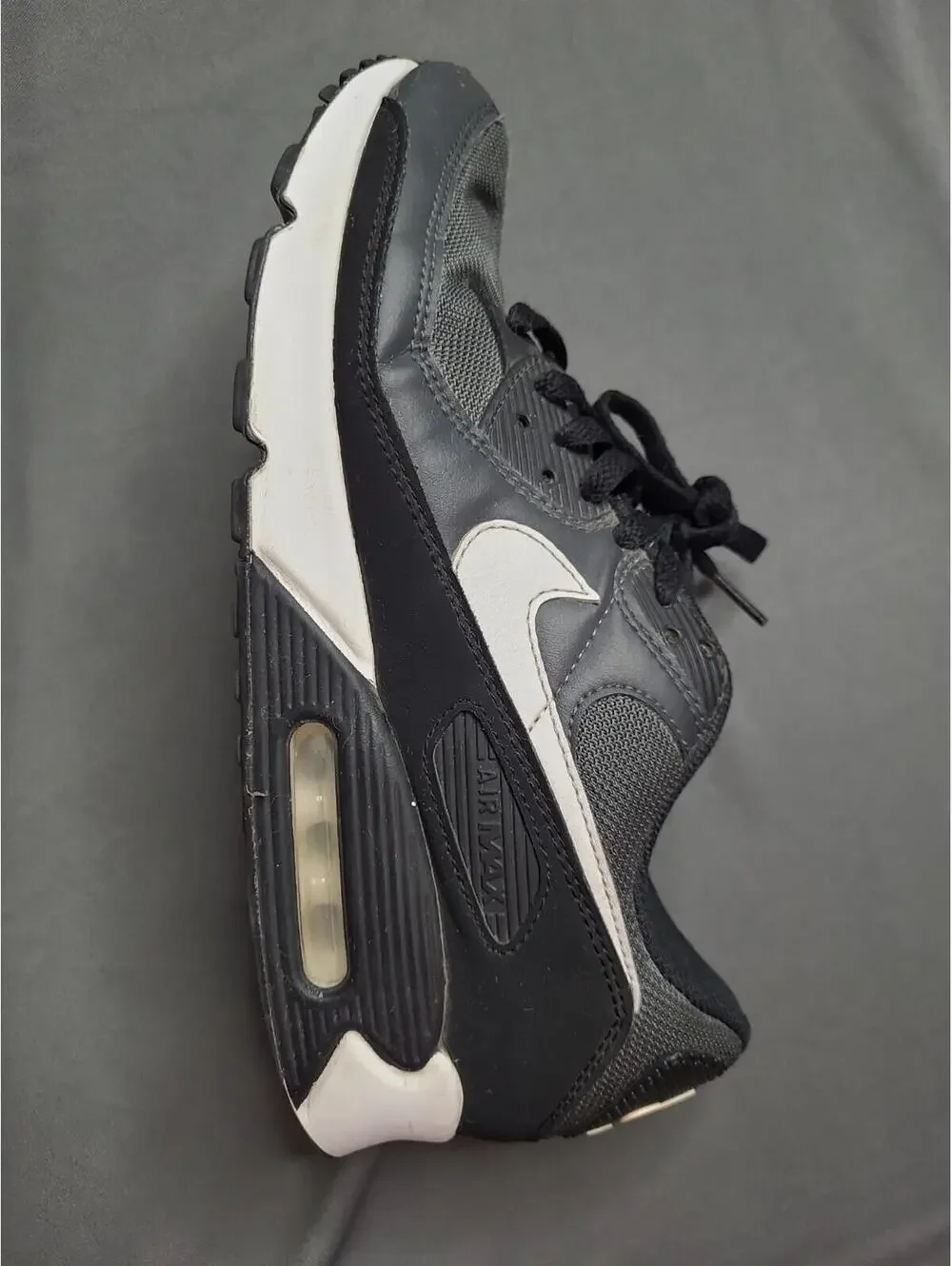 Nike Air Max 90 Shoes Mens 10 Black Running Sneakers Gym CN8490-002 Athletic